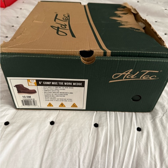 ADT Dark Brown Leather Men's Boots - Picture 3 of 6